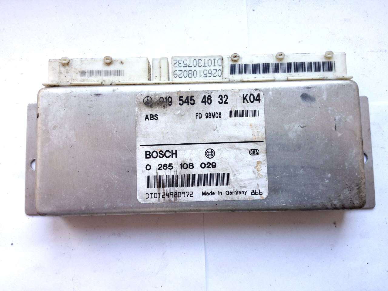 Електронний блок керування abs 0265108029 mercedes / 0 265 108 029 / 0195454632 K04, фото 1