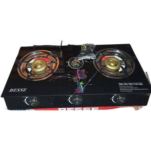 Газовая плита Besse на три конфорки трехконфорочная настольная плитка ...