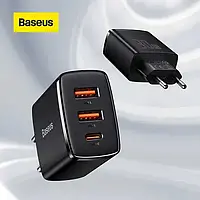 Блок живлення зарядний пристрій BASEUS 30 W USB Type-C PD QC 3.0