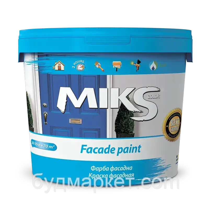 Фарба фасадна MIKS color, 1,4 кг