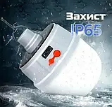 Кемпінговий ліхтар лампа Bailong BL-2022 Solar із сонячною панеллю micro USB лампа для кемпінгу, фото 3