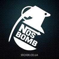 Наклейка на авто NOS BOMB