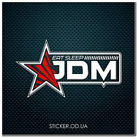 Наклейка на авто Eat Sleep JDM