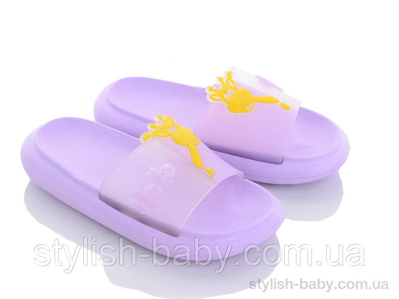 Дитяче літнє взуття гуртом. Дитячі шльопанці 2023 бренда Luck Line для дівчаток (рр. з 30 по 35)