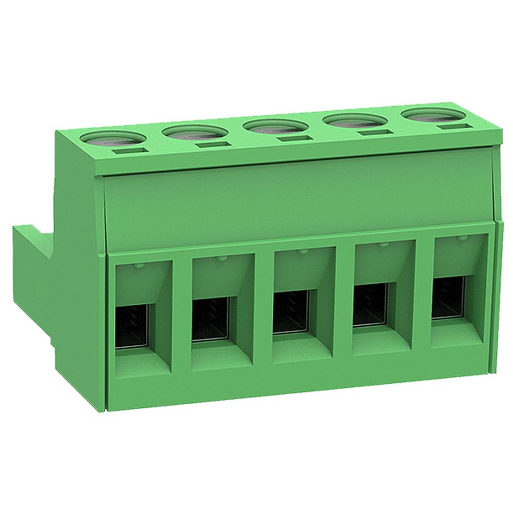 ETB41050G000 Клемник розривною 5 контактів на провід, 300В 10A крок-5,08 мм, фото 1