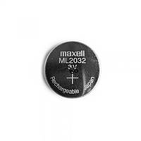Акумулятор дисковий літійовий Maxell ML2032 3V 65mAh