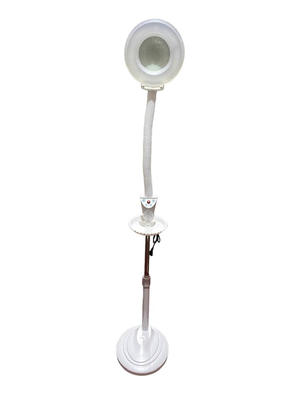 Лампа-лупа напольная с гибким штативом на 30 Вт. (передвигается на 5 колёсиках) - №2 - фото 2 - id-p1547042643