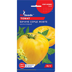 Tомат, БИЧАЧЕ СЕРЦЕ ЖОВТЕ, крупноплідний, 0.1 г