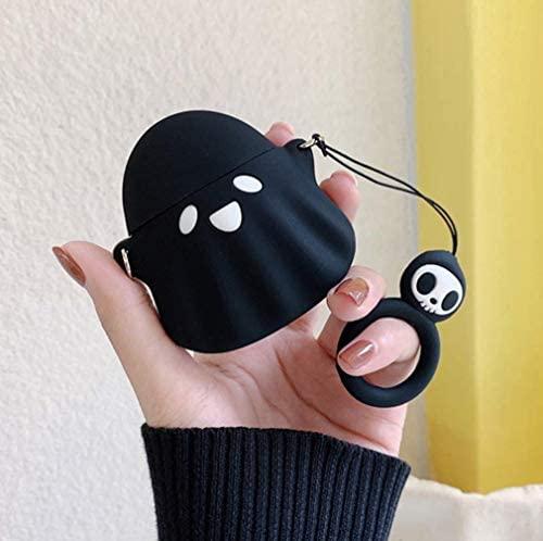 Силіконовий чохол Alitek для навушників Apple AirPods 3 Привид Black