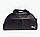 Сумка міська спортивна дорожня еко-шкіра 45*24*20см чорна (400-121), фото 3