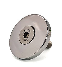 ODF-06-33-02 Притискний склотримач круглий в 40мм, М8, під гвинт, полірований