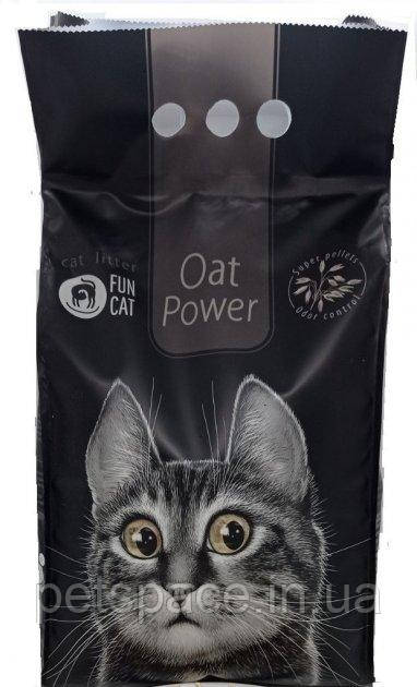 Вівсяний наповнювач для котів Fun Cat Oat Power (Фан Кет проти запаху) 5л