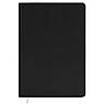 Щоденник недатований А5, 128 аркушів, лінія, обкладинка штучна шкіра, чорний, фото 2