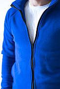 Флісова кофта чоловіча Synevyr 260 Синя M, фото 2