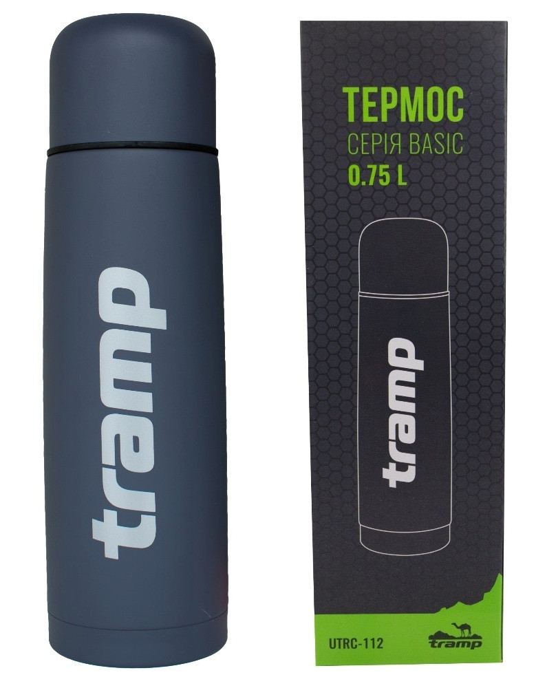 Питний термос Tramp Basic TRC-112, 750 мл (Grey)