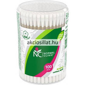 Ватні палички Credo-Capital бамбук 100 шт. кругла банка Normal Clinic (3800213311385)