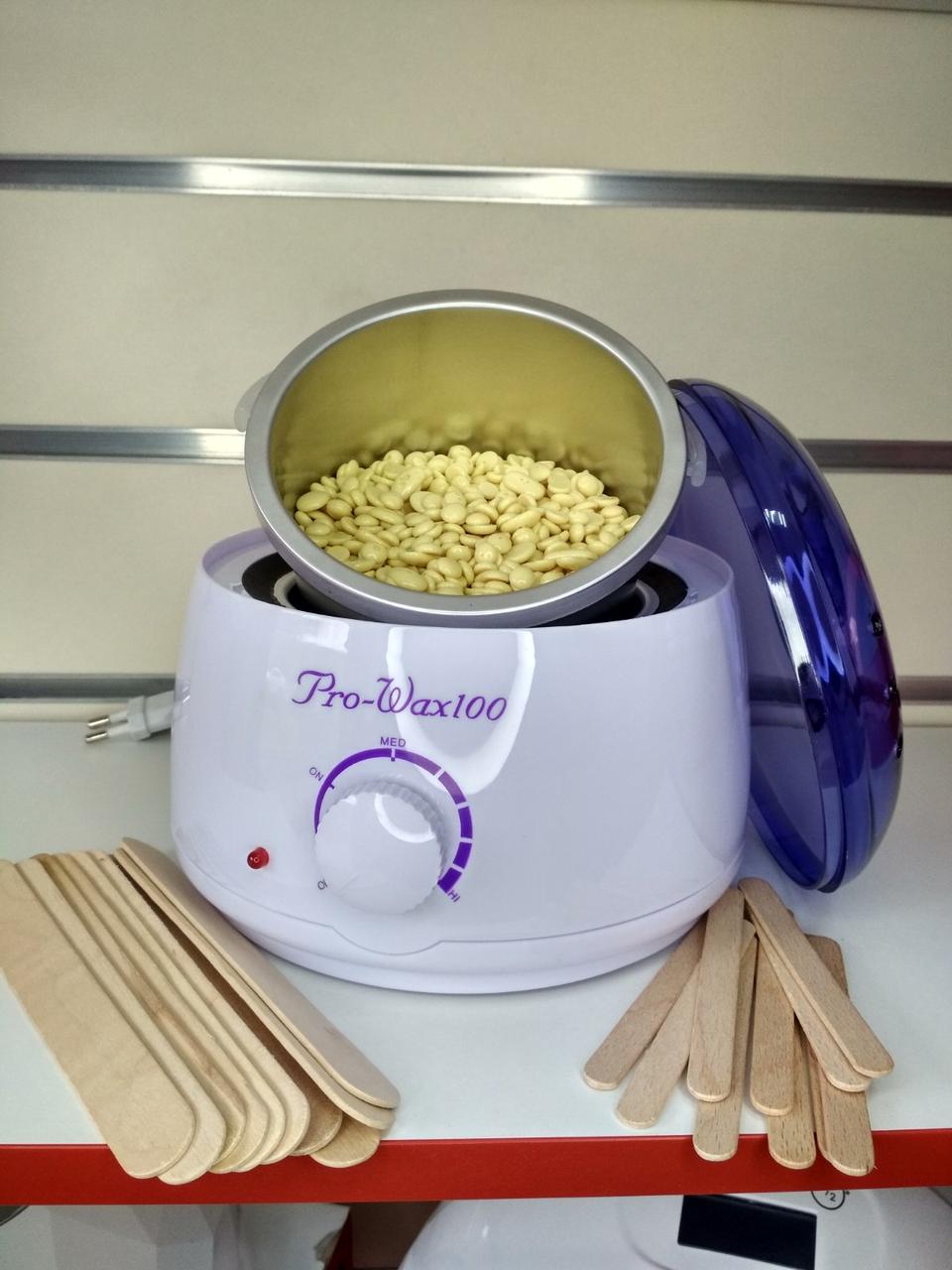 Набір для депіляції з банковим воскоплавом 3 предмети в комплекті, фото 1