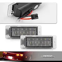 Штатна світлодіодна LED-підсвітка номера Шевроле Chevrolet Aveo Cruze Sonic Traverse Equinox