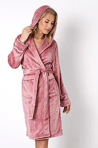 Жіночий халат з капюшоном  ARUELLE Becca Bathrobe L