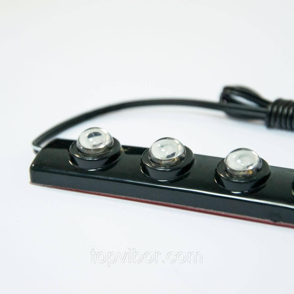 Дневные ходовые огни для автомобиля ДХО DRL-DIY 12V 6LED 13см гибкая подсветка Day Light (Белый) (ТОП) - фото 6 - id-p1748606668