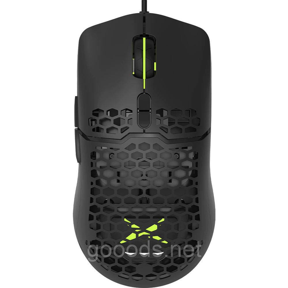 Легка ігрова миша Delux M700 з RGB підсвічуванням, фото 1