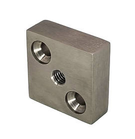 ODF-06-29-01-L15 Тримач для скла (дистанція) L15 мм для квадратного конектора 38*38 мм, матовий