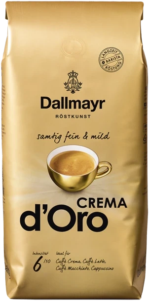 Кава в зернах Dallmayr Сrema d'Oro, 1кг