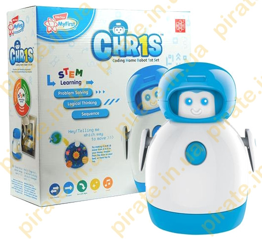 Інтерактивний робот Edu-Toys Мій перший програмований робот (JS020) (розвиваюча іграшка)