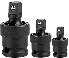 Набір ударних карданів 1/4″, 3/8″, 1/2″ / 3 ШТ. Vorfal Польща