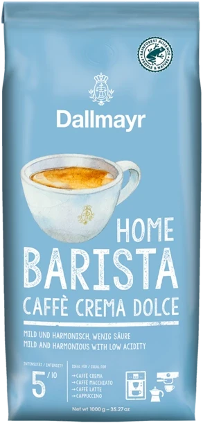 Кава в зернах Dallmayr Home Barista Caffè Crema Dolce, 1кг