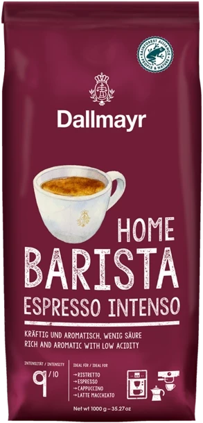 Кава в зернах Dallmayr Home Barista Espresso Intenso, 1кг