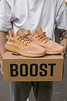 Кросівки Adidas Yeezy Boost 350 Mono Clay / Адідас Ізі Буст 350 Моно Клай Помаранчеві, фото 3