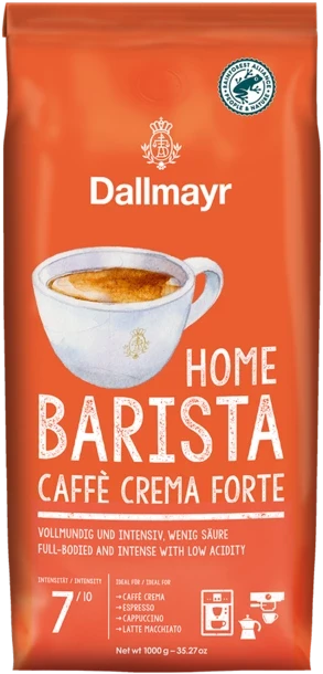 Кава в зернах Dallmayr Home Barista Caffè Crema Forte, 1кг