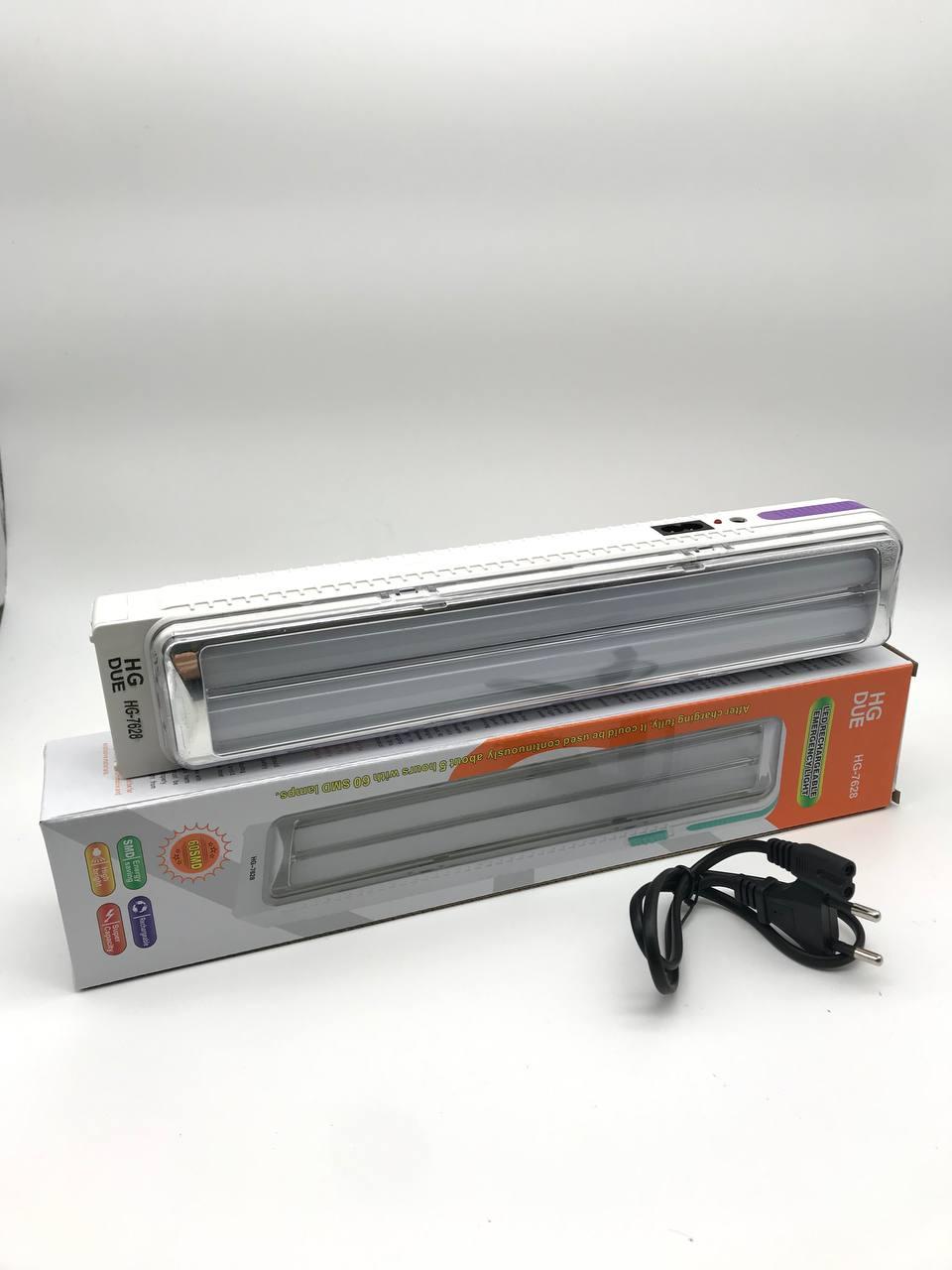 Акумуляторний ліхтар лампа HG7628 2400 mAh з кількома режимами яскравості чорний 15 см 10 см 300 г BF