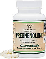 Double Wood Pregnenolone / Прегненолон підтримка вироблення гормонів 50 мг 120 капс