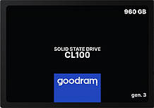 SSD 960GB GOODRAM CL100 GEN.3 2.5" SATAIII 3D TLC (SSDPR-CL100-960-G3)