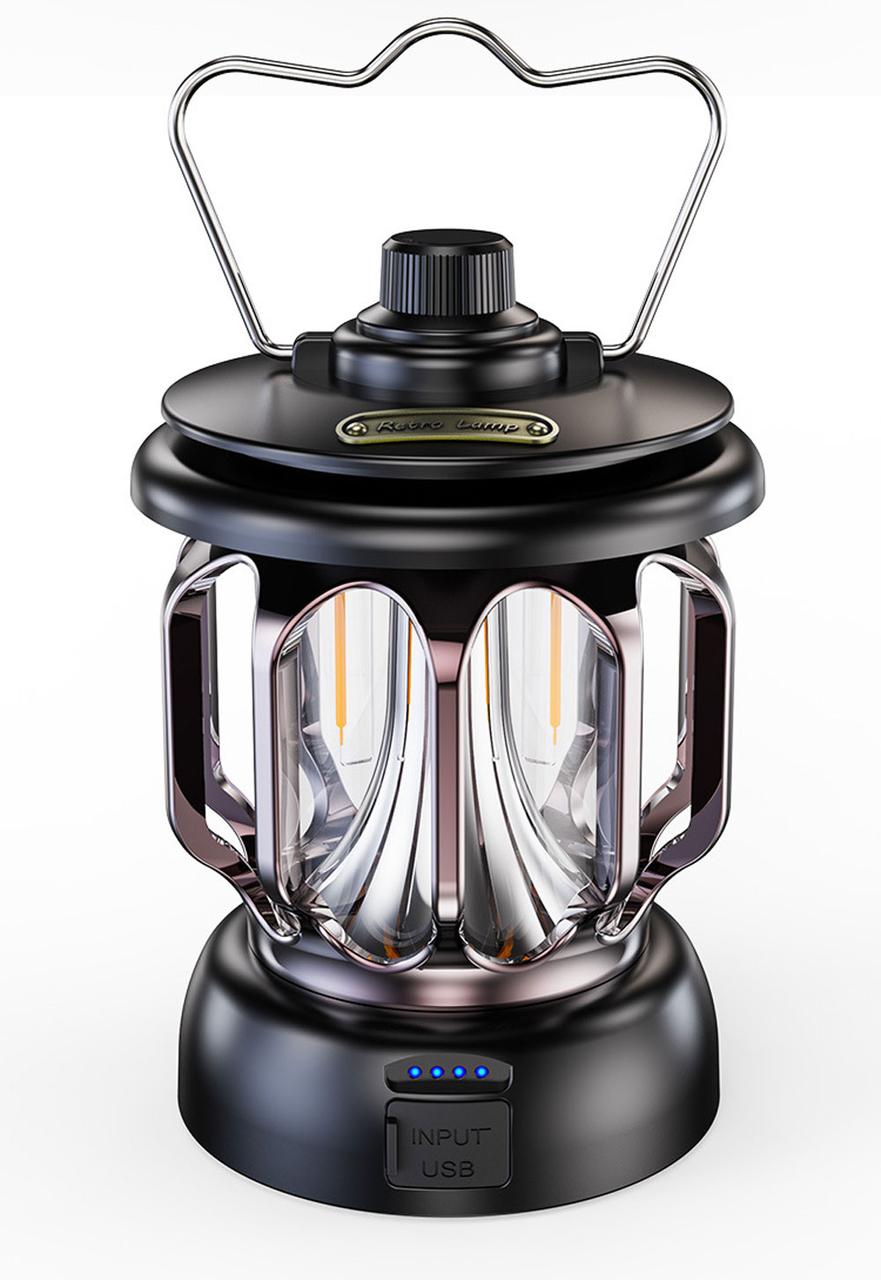 Світильник - power bank Retro Lamp 5 000mah чорна