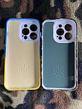 ПАТРІОТИЧНИЙ чохол для IPHONE 13 Pro Silicone Case прапор і герб зсу, військовий комуфляж чохол айфон 13 про, фото 3