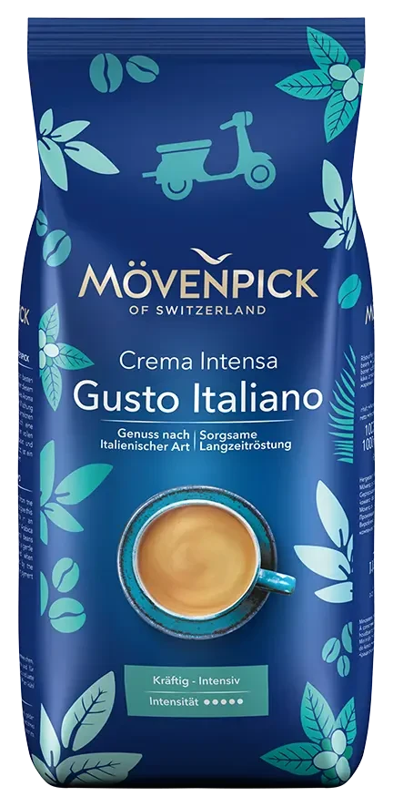 Кава в зернах Movenpick Caffè Crema Gusto Italiano, 1кг