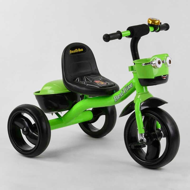 Велосипед 3-колісний 19593 "Best Trike" (1) піно колесо EVA зі світлом і звуком, дзвіночок, 2 кошики,