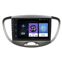 Штатная магнитола Lesko для Hyundai i10 I 2007-2013 экран 9" 1/16Gb/ Wi-Fi Optima Хюндай Android