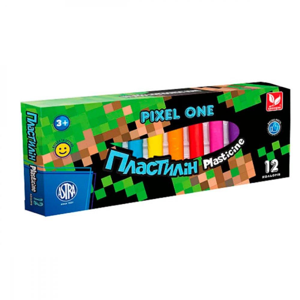 Пластилін 12 кольорів Pixel One