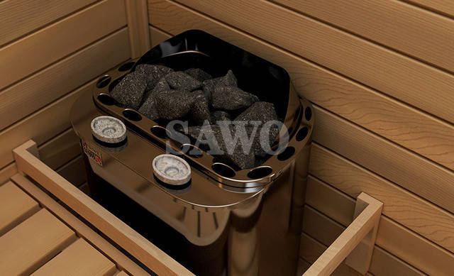 Електрокам'янка для сауни та лазні Sawo SCANDIA COMBI SCAC-90 NS-P, фото 3