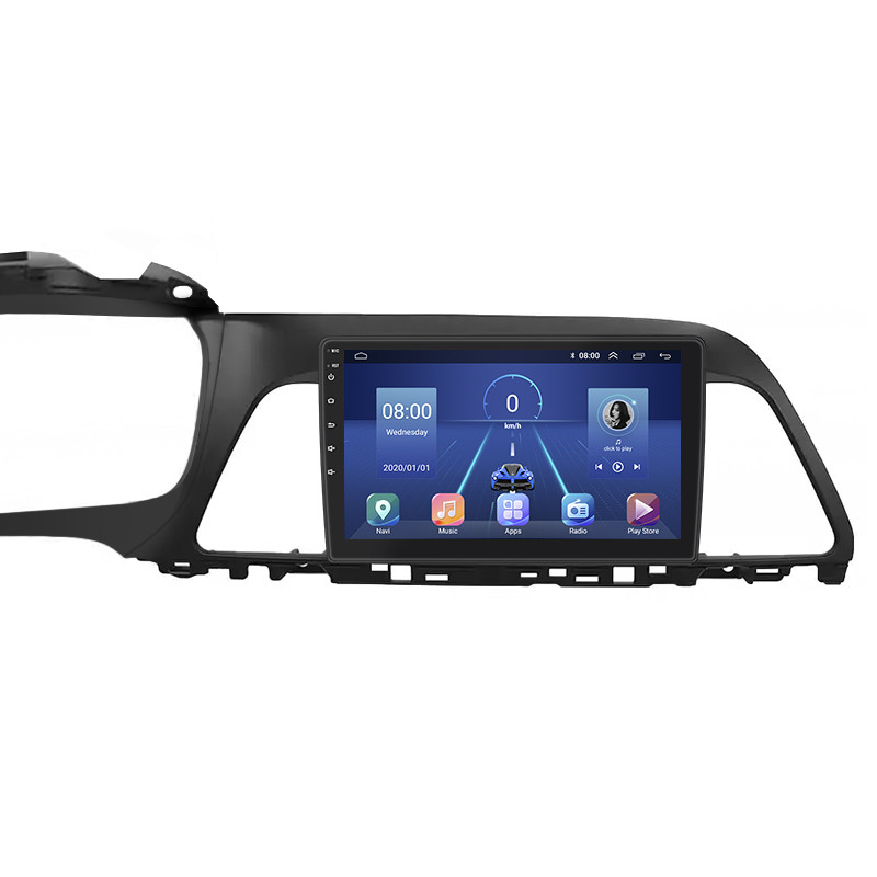 Штатна магнітола 9" Lesko для Hyundai Sonata VII (LF) 2014-2017 6/128Gb 4G Wi-Fi GPS Top Хюндай