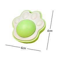 Котяча м'ята іграшка смаколик лизун для котів Лапка блакитна, фото 8