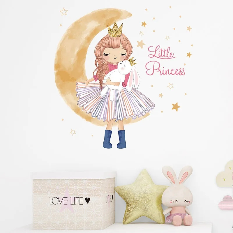 Вінілові наклейки Little Princess (лист 40 х 60 см) Б394-91