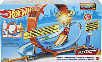 Hot Wheels Massive Loop Гігантська петля Track Loop Slam Launcher Божевільне зіткнення HCB00