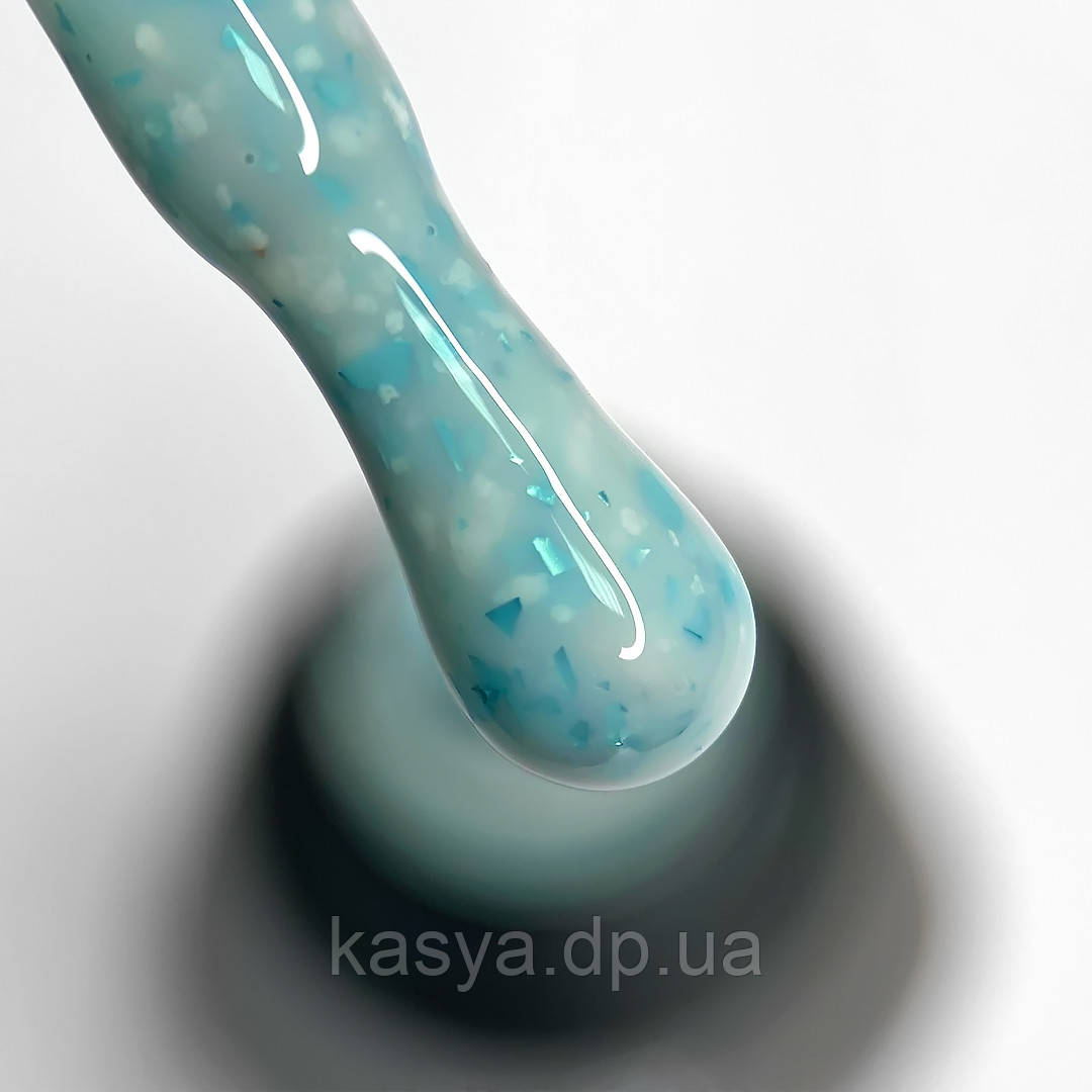 Siller Terrazzo Base №6 Камуфлирующая База для Ногтей (молочная с ...