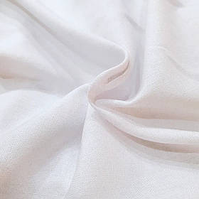 Тканина Льон Віскоза (Однотонний) Білий