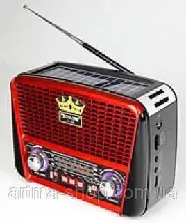 Радіоприймач акумуляторний Golon RX-455 SOLAR USB+SD